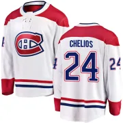 Breakaway Chris Chelios White Montreal Canadiens Away Jersey - Youth