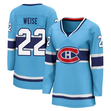 Breakaway Dale Weise Light Blue Montreal Canadiens Special Edition 2.0 Jersey - Women's
