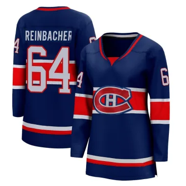 Breakaway David Reinbacher Blue Montreal Canadiens 2020/21 Special Edition Jersey - Women's
