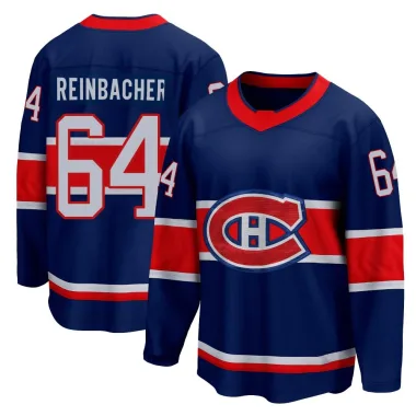 Breakaway David Reinbacher Blue Montreal Canadiens 2020/21 Special Edition Jersey - Youth