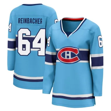 Breakaway David Reinbacher Light Blue Montreal Canadiens Special Edition 2.0 Jersey - Women's
