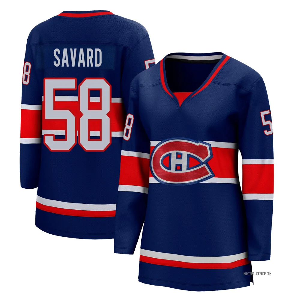 Breakaway David Savard Blue Montreal Canadiens 2020/21 Special Edition Jersey - Women's