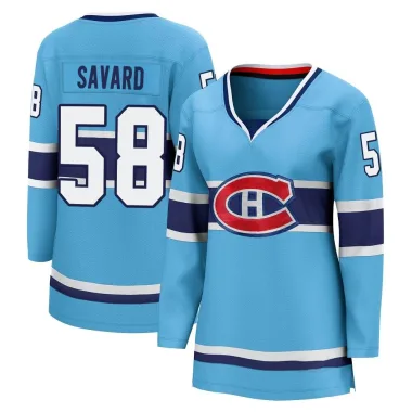 Breakaway David Savard Light Blue Montreal Canadiens Special Edition 2.0 Jersey - Women's