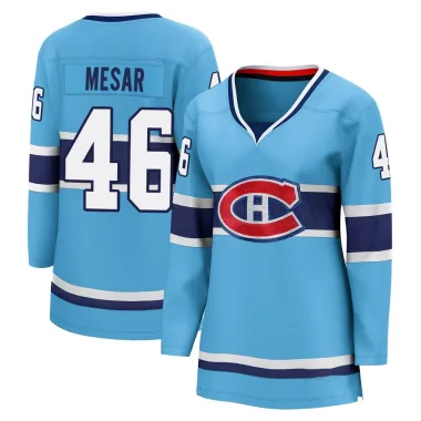 Breakaway Filip Mesar Light Blue Montreal Canadiens Special Edition 2.0 Jersey - Women's
