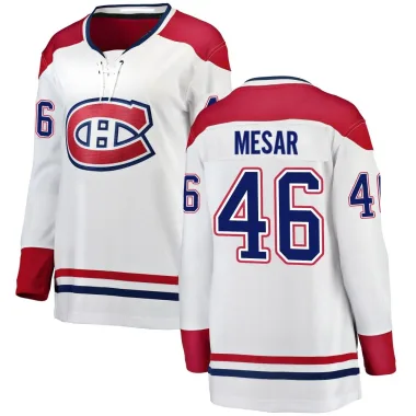Breakaway Filip Mesar White Montreal Canadiens Away Jersey - Women's