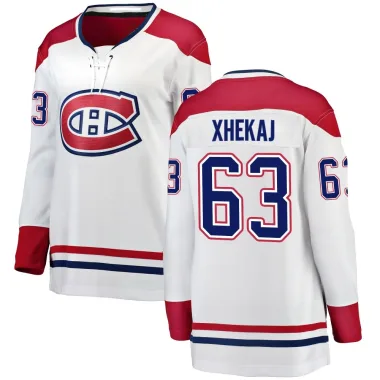Breakaway Florian Xhekaj White Montreal Canadiens Away Jersey - Women's