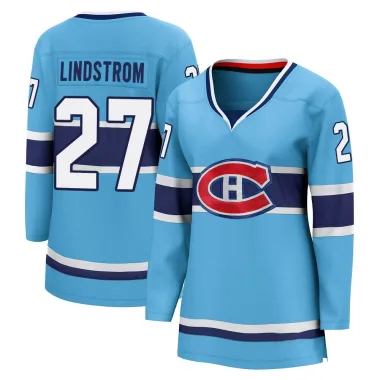 Breakaway Gustav Lindstrom Light Blue Montreal Canadiens Special Edition 2.0 Jersey - Women's