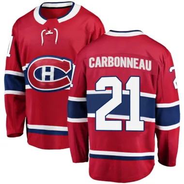 Breakaway Guy Carbonneau Red Montreal Canadiens Home Jersey - Men's
