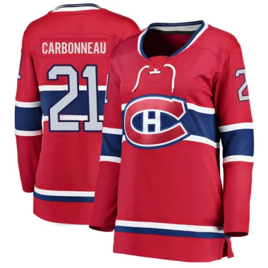 Breakaway Guy Carbonneau Red Montreal Canadiens Home Jersey - Women's