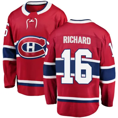 Breakaway Henri Richard Red Montreal Canadiens Home Jersey - Youth