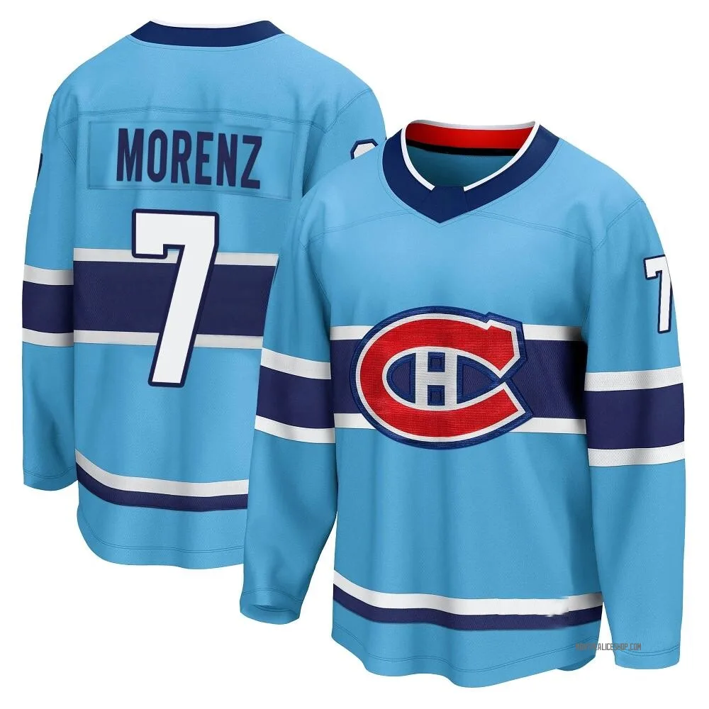 Breakaway Howie Morenz Light Blue Montreal Canadiens Special Edition 2.0 Jersey - Youth