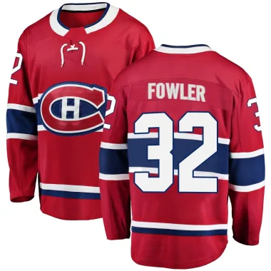 Breakaway Jacob Fowler Red Montreal Canadiens Home Jersey - Youth