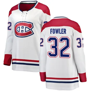 Breakaway Jacob Fowler White Montreal Canadiens Away Jersey - Women's