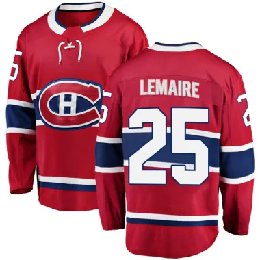 Breakaway Jacques Lemaire Red Montreal Canadiens Home Jersey - Men's