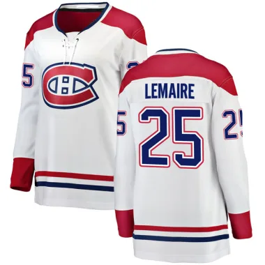 Breakaway Jacques Lemaire White Montreal Canadiens Away Jersey - Women's