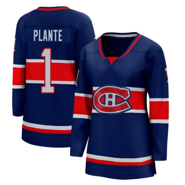 Breakaway Jacques Plante Blue Montreal Canadiens 2020/21 Special Edition Jersey - Women's