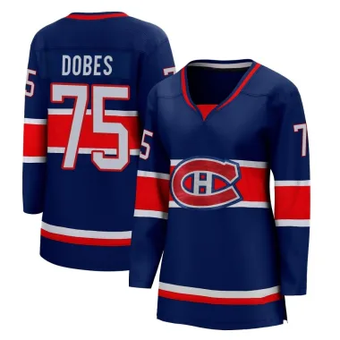 Breakaway Jakub Dobes Blue Montreal Canadiens 2020/21 Special Edition Jersey - Women's