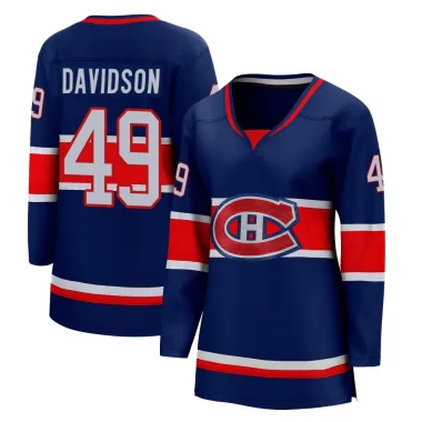 Breakaway Jared Davidson Blue Montreal Canadiens 2020/21 Special Edition Jersey - Women's