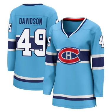 Breakaway Jared Davidson Light Blue Montreal Canadiens Special Edition 2.0 Jersey - Women's