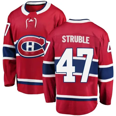 Breakaway Jayden Struble Red Montreal Canadiens Home Jersey - Men's