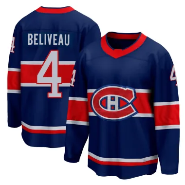 Breakaway Jean Beliveau Blue Montreal Canadiens 2020/21 Special Edition Jersey - Men's