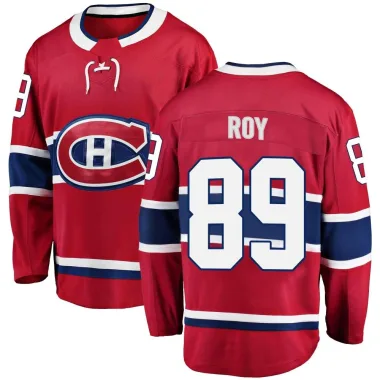 Breakaway Joshua Roy Red Montreal Canadiens Home Jersey - Men's