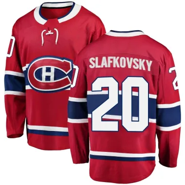 Breakaway Juraj Slafkovsky Red Montreal Canadiens Home Jersey - Men's