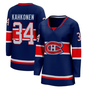 Breakaway Kaapo Kahkonen Blue Montreal Canadiens 2020/21 Special Edition Jersey - Women's