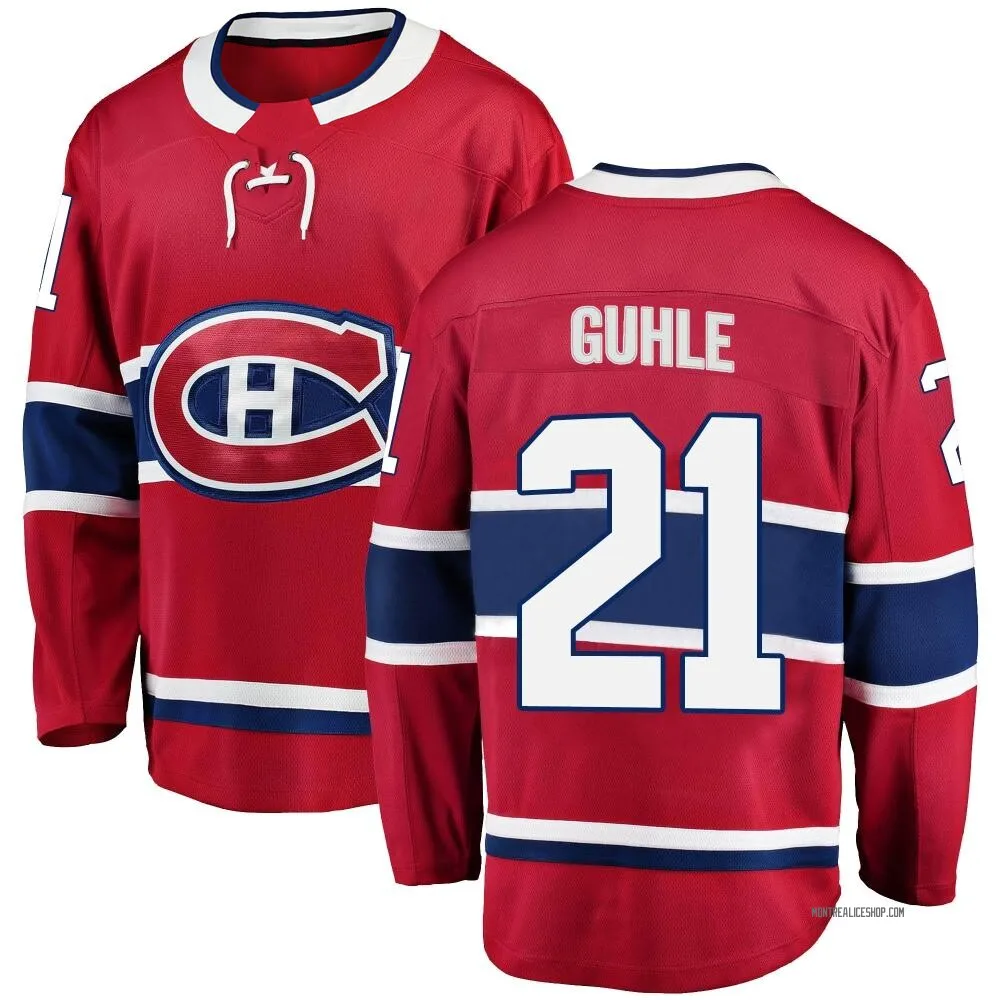 Breakaway Kaiden Guhle Red Montreal Canadiens Home Jersey - Youth