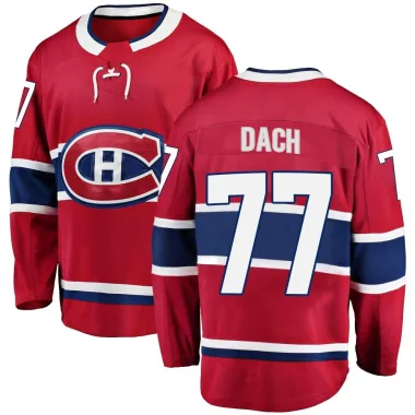 Breakaway Kirby Dach Red Montreal Canadiens Home Jersey - Men's