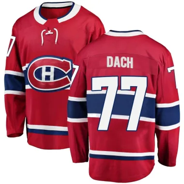 Breakaway Kirby Dach Red Montreal Canadiens Home Jersey - Youth