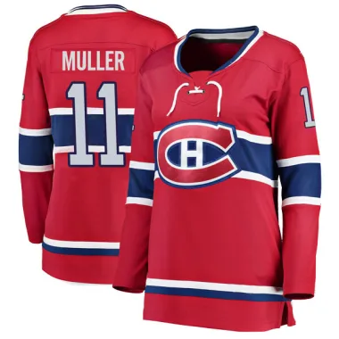 Breakaway Kirk Muller Red Montreal Canadiens Home Jersey - Women's
