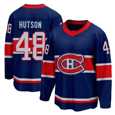 Breakaway Lane Hutson Blue Montreal Canadiens 2020/21 Special Edition Jersey - Youth