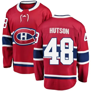 Breakaway Lane Hutson Red Montreal Canadiens Home Jersey - Youth