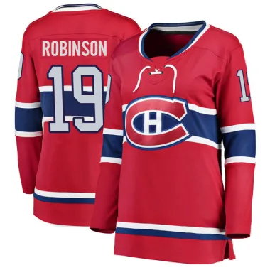 Breakaway Larry Robinson Red Montreal Canadiens Home Jersey - Women's
