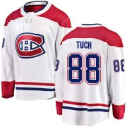 Breakaway Luke Tuch White Montreal Canadiens Away Jersey - Men's