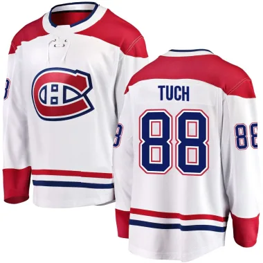 Breakaway Luke Tuch White Montreal Canadiens Away Jersey - Youth