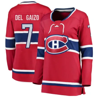 Breakaway Marc Del Gaizo Red Montreal Canadiens Home Jersey - Women's