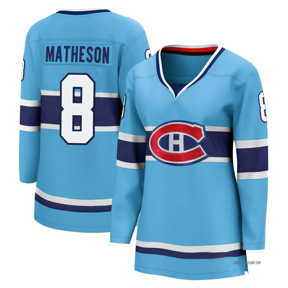 Breakaway Mike Matheson Light Blue Montreal Canadiens Special Edition 2.0 Jersey - Women's