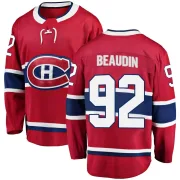 Breakaway Nicolas Beaudin Red Montreal Canadiens Home Jersey - Youth