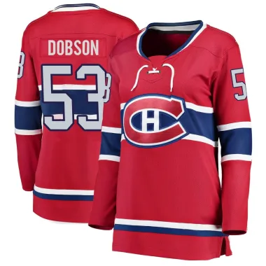 Breakaway Noah Dobson Red Montreal Canadiens Home Jersey - Women's