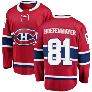 Breakaway Noel Hoefenmayer Red Montreal Canadiens Home Jersey - Men's