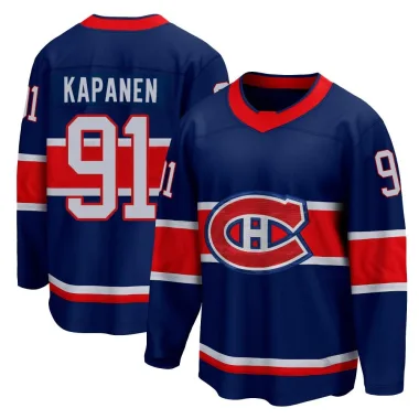 Breakaway Oliver Kapanen Blue Montreal Canadiens 2020/21 Special Edition Jersey - Men's