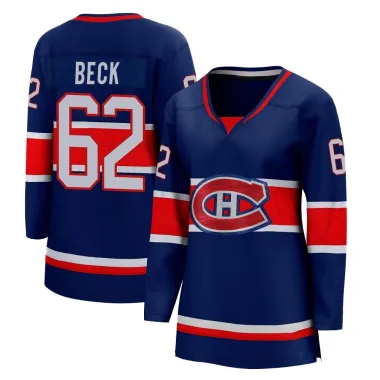Breakaway Owen Beck Blue Montreal Canadiens 2020/21 Special Edition Jersey - Women's