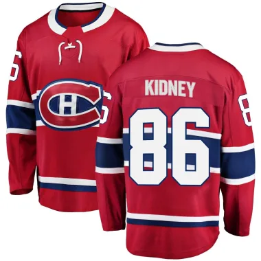 Breakaway Riley Kidney Red Montreal Canadiens Home Jersey - Youth