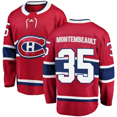 Breakaway Sam Montembeault Red Montreal Canadiens Home Jersey - Youth