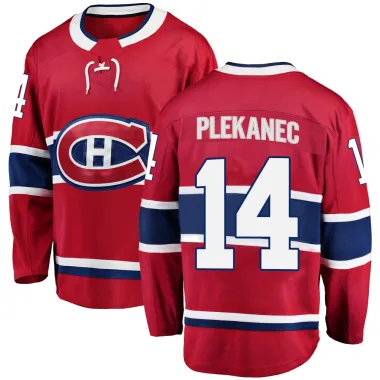 Breakaway Tomas Plekanec Red Montreal Canadiens Home Jersey - Youth