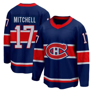 Breakaway Torrey Mitchell Blue Montreal Canadiens 2020/21 Special Edition Jersey - Men's