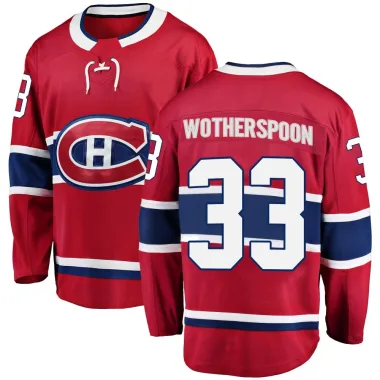 Breakaway Tyler Wotherspoon Red Montreal Canadiens Home Jersey - Youth