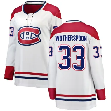 Breakaway Tyler Wotherspoon White Montreal Canadiens Away Jersey - Women's